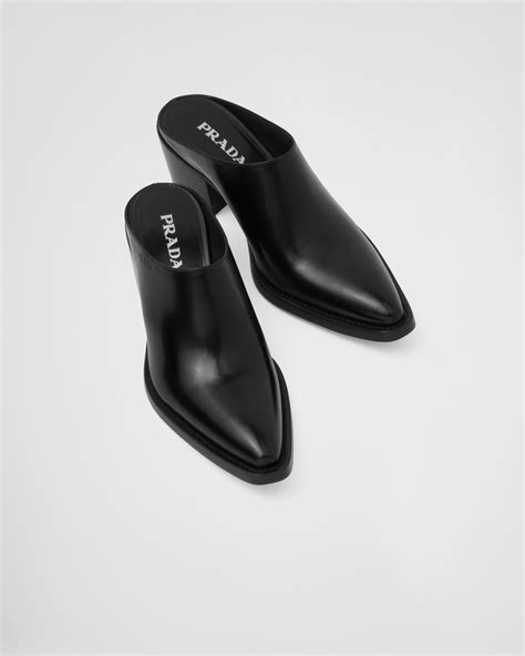 prada mules black